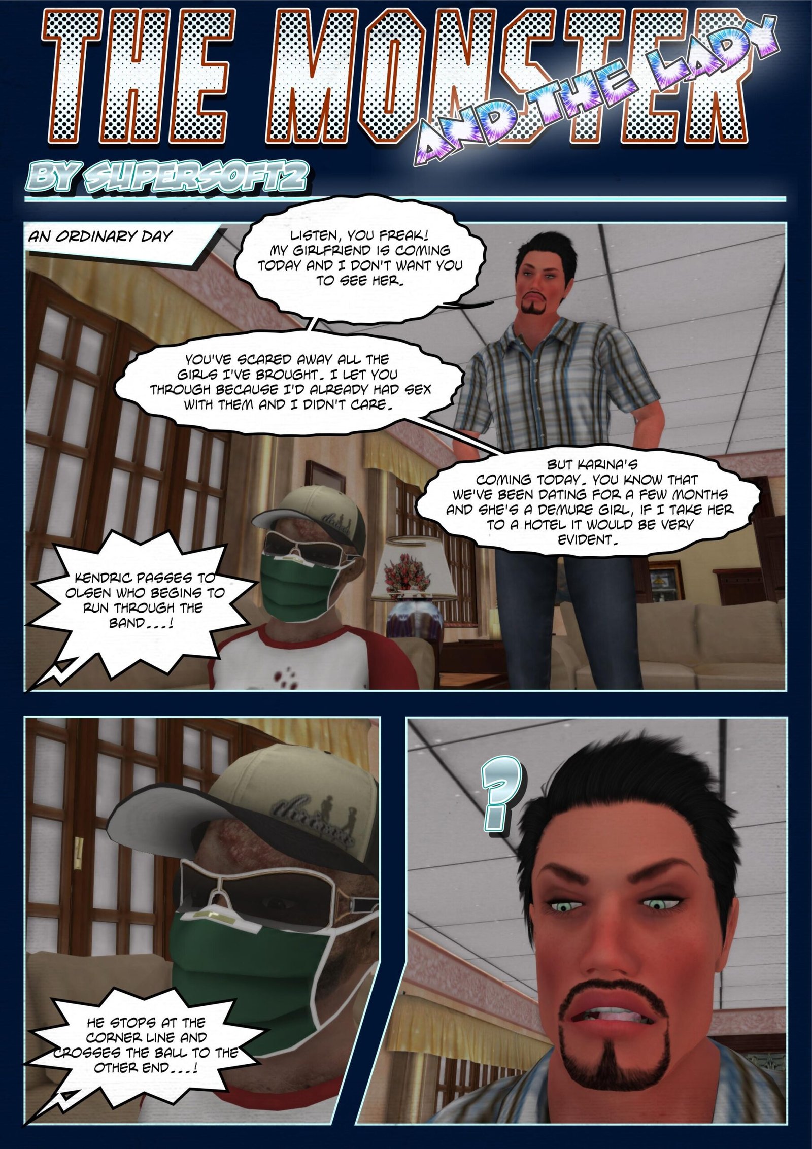THE MONSTER AND THE LADY 1 – COMIC 3D PORN
