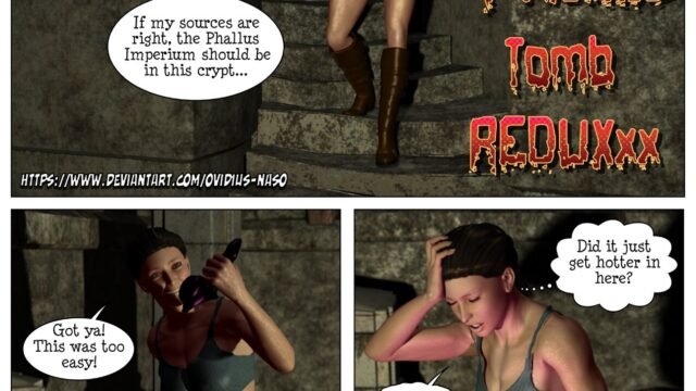 LARA CROFT & THE PHALLIC TOMB REDUXXX  3D PORN COMICS